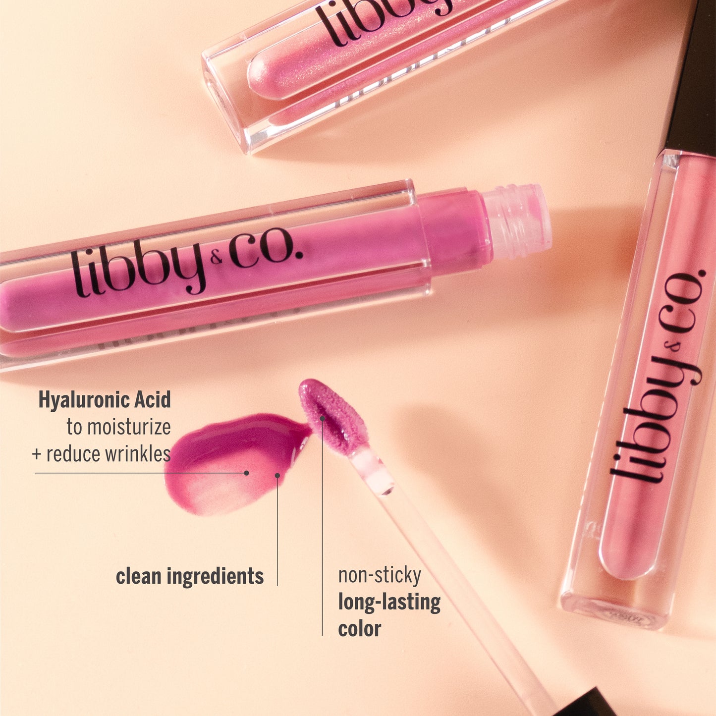 Six Lip Gloss Set (Nude | Pink | Berry | Mauve | Clear | NYC Mood)
