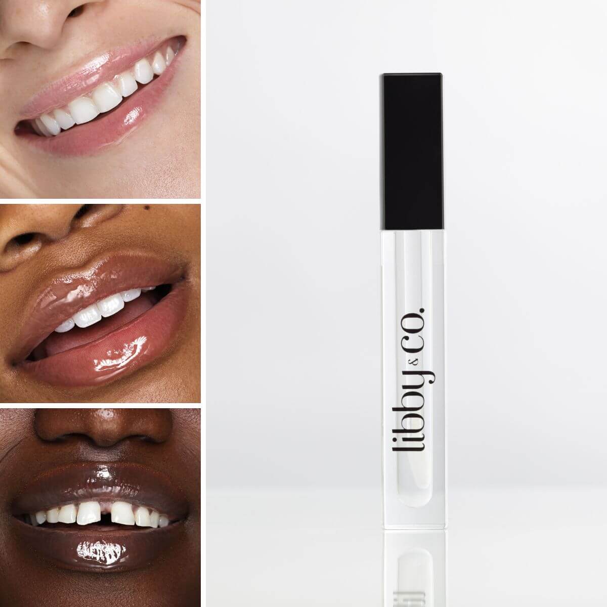 Neutral Lip Gloss Set (Berry | Mauve | Clear)
