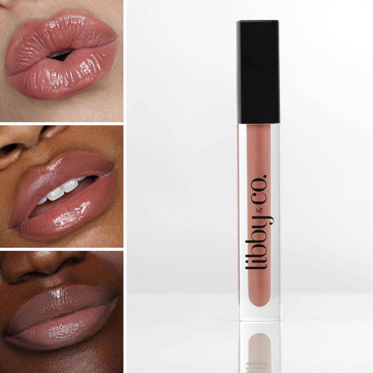 Neutral Lip Gloss Set (Berry | Mauve | Clear)